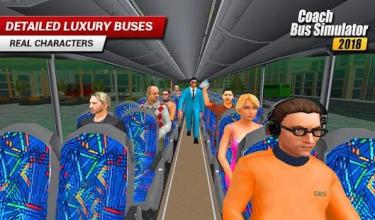 Coach Bus 2018: City Bus Driving Simulator Game截图4