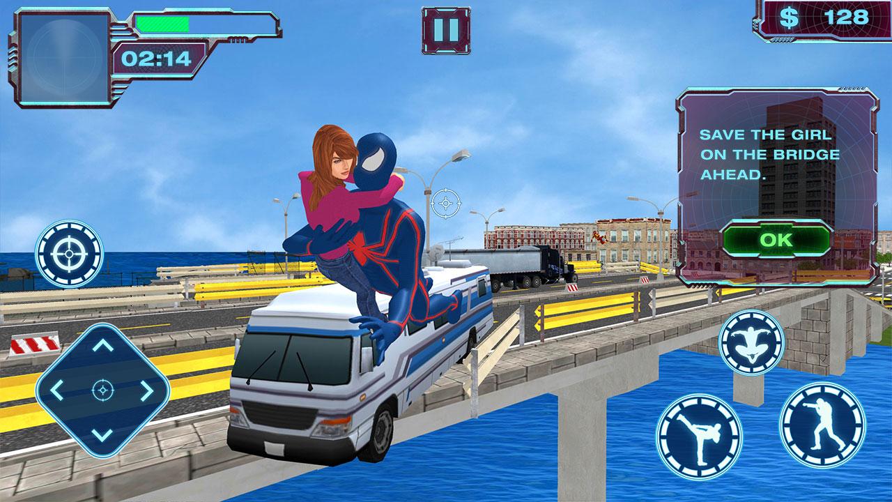 Flying Iron Spider - Rope Superhero 2018截图1