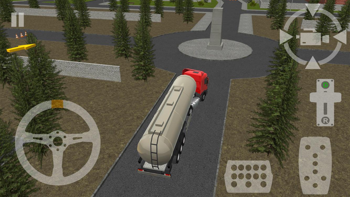 Semi Driver Trailer Parking 3D截图2