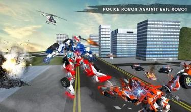 US Police Robot Transport Truck Driving Games截图3