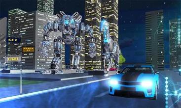 Robot Sports Car War Transform Fight 3D 2018截图5