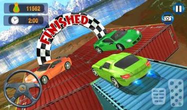 Mega ramp car driving - impossible car flip截图2