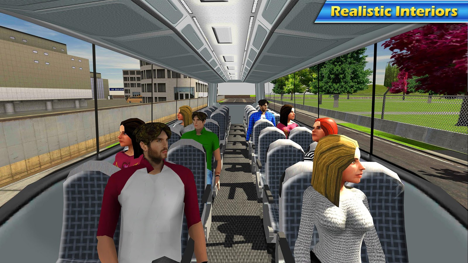 欧洲公共汽车驾驶模拟器2018年 - Euro Bus Driving Simulator 2018截图2