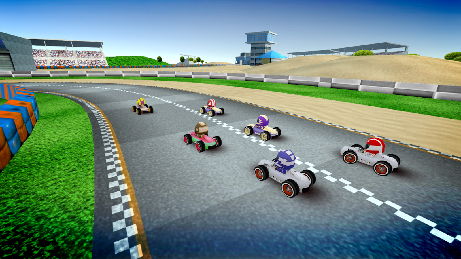 Rush Kart Racing 3D截图1