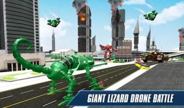 Big Lizard Russian Spy Transforming Robot Games截图2