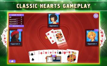 Hearts Offline - Single Player Free Hearts Game截图5