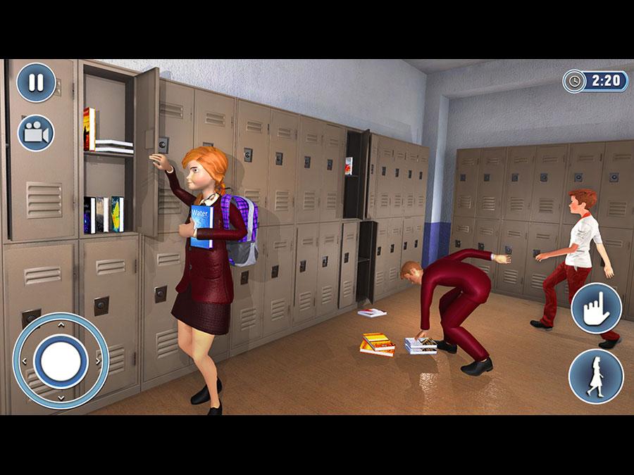 Virtual HighSchool New Girl College Life Adventure截图1