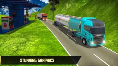 Oil Tanker Transport Offroad Driving Simulator 3D截图4