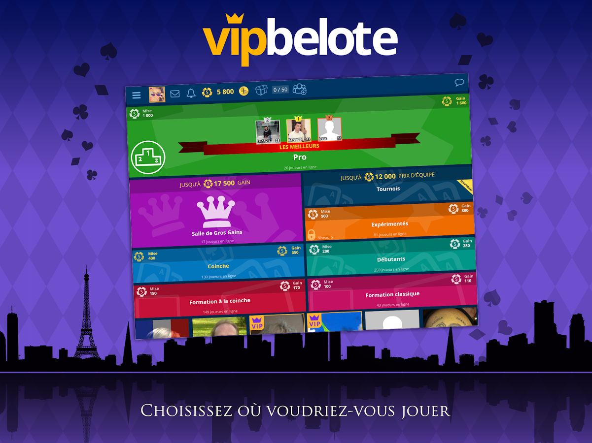 Belote ♥️ VIP Belote en ligne gratuit et Coinche截图2