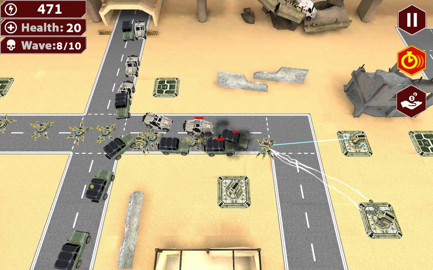 Tower Defense 3D Desert Strike截图4