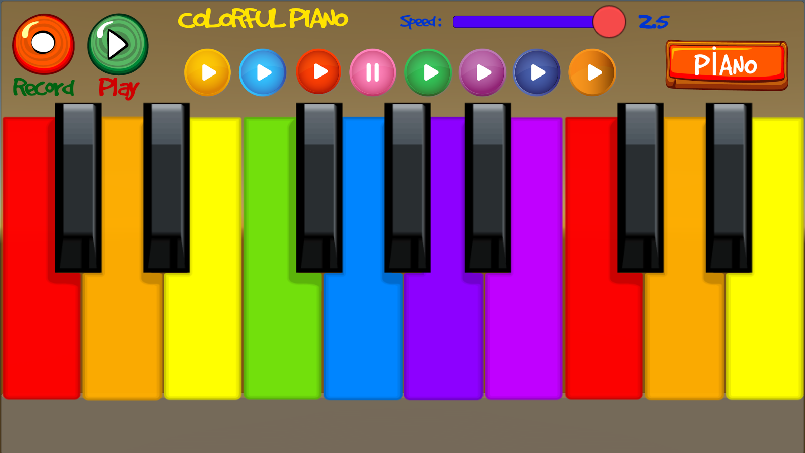 Colorful Piano截图1