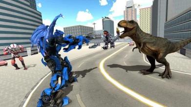 Transforming Dragon Robot VS Jurassic Dino World截图1