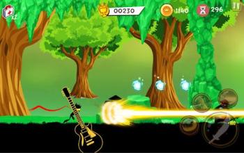 Ninja Shadow Rock Stars - Samurai Sword fighting截图1