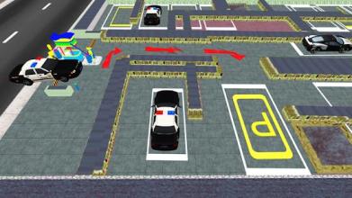 Police Car Parking Adventure 3D Free截图4