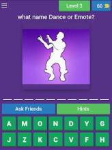 Guess battle royale Dances & Emotes | Quiz 2018截图2