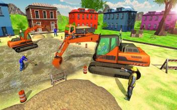 Heavy Excavator Simulator 2018 - Dump Truck Games截图3