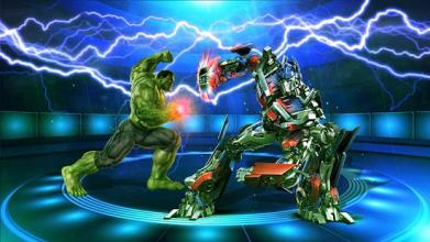 Superheroes Fighting Vs Robot Fighting Games截图1