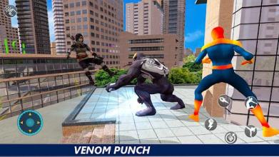 Venom Spiderweb superhero vs Iron spider Web hero截图3