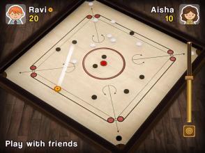 Carrom With Friends - 3D Carrom Board Game截图1