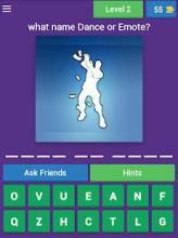 Guess battle royale Dances & Emotes | Quiz 2018截图3