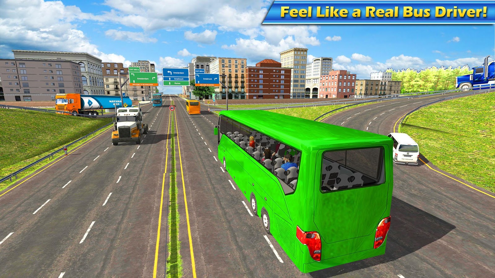 欧洲公共汽车驾驶模拟器2018年 - Euro Bus Driving Simulator 2018截图1