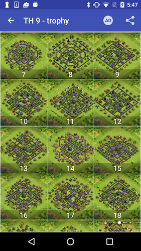 Maps of Coc TH9截图2