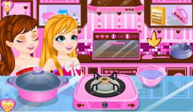 game cooking birthday cake for girls and boys截图2