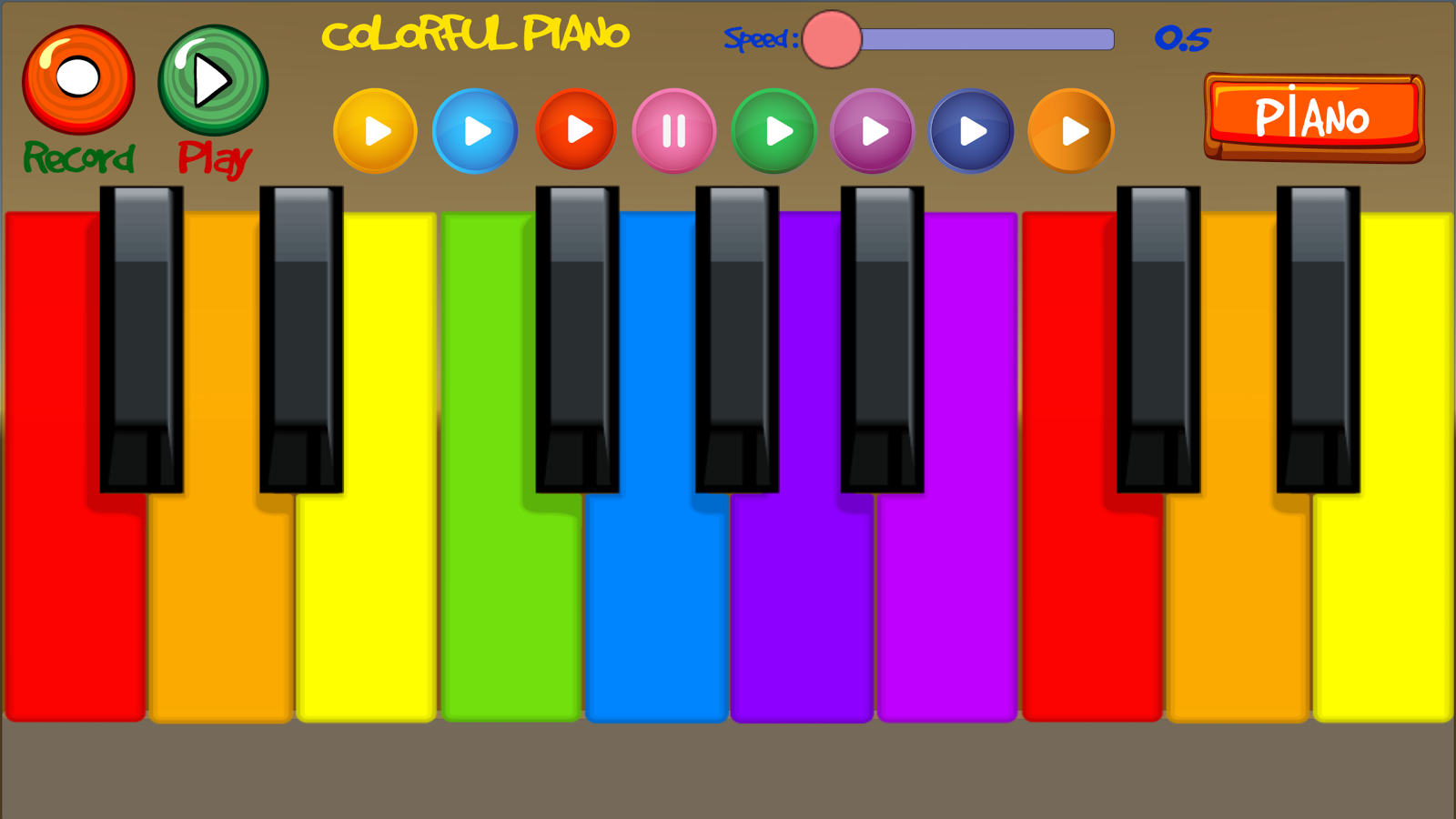 Colorful Piano截图2