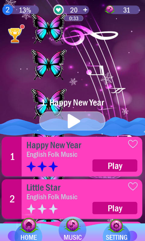 piano purple tile 2018截图5