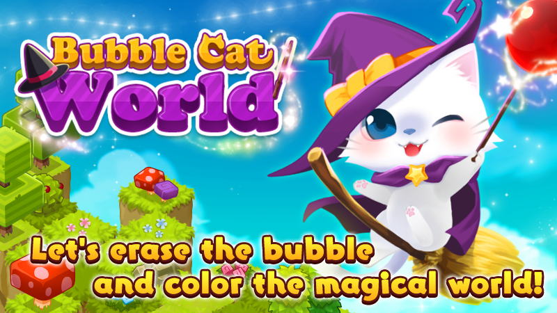 Bubble Cat Worlds Cute Pop Shooter截图5