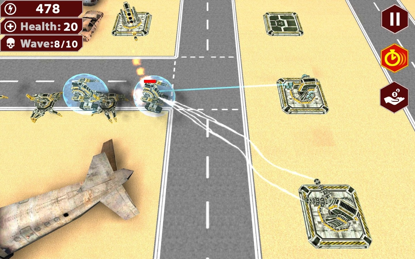 Tower Defense 3D Desert Strike截图2