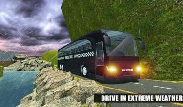 Police Bus Driving Sim: Off road Transport Duty截图3