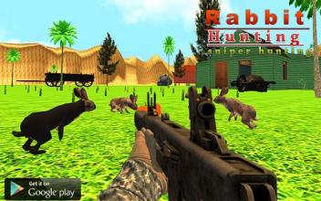 Rabbit hunting - Sniper Hunters Challenge Game截图1