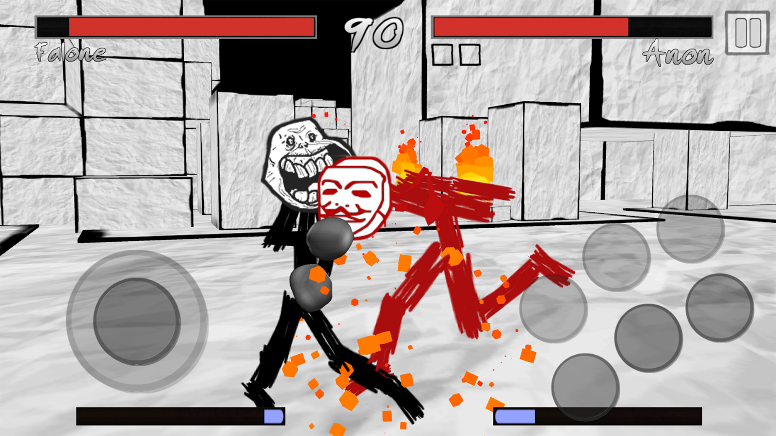 Stickman Meme Fight截图2