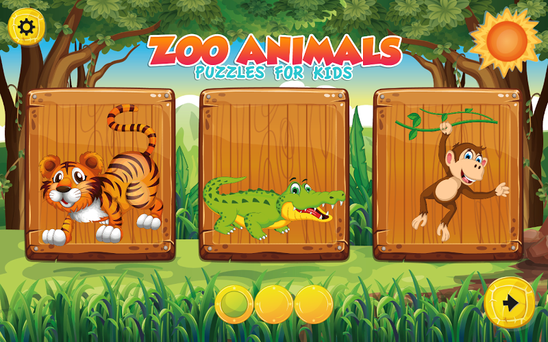 Puzzles for kids Zoo Animals截图4