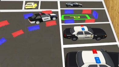 Police Car Parking Adventure 3D Free截图1