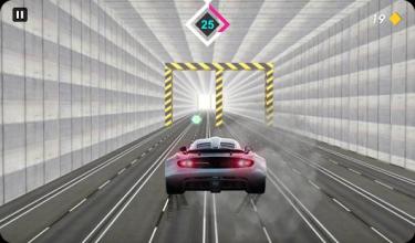 Speed Car - Cars racing tunnel drive drift racing截图2