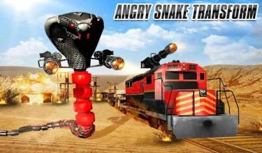 Dragon Snake Transforming Robot Train : Snake Game截图1