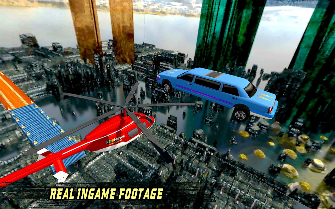 Extreme Limo Mega Ramp - Car Driving Games 3D截图4