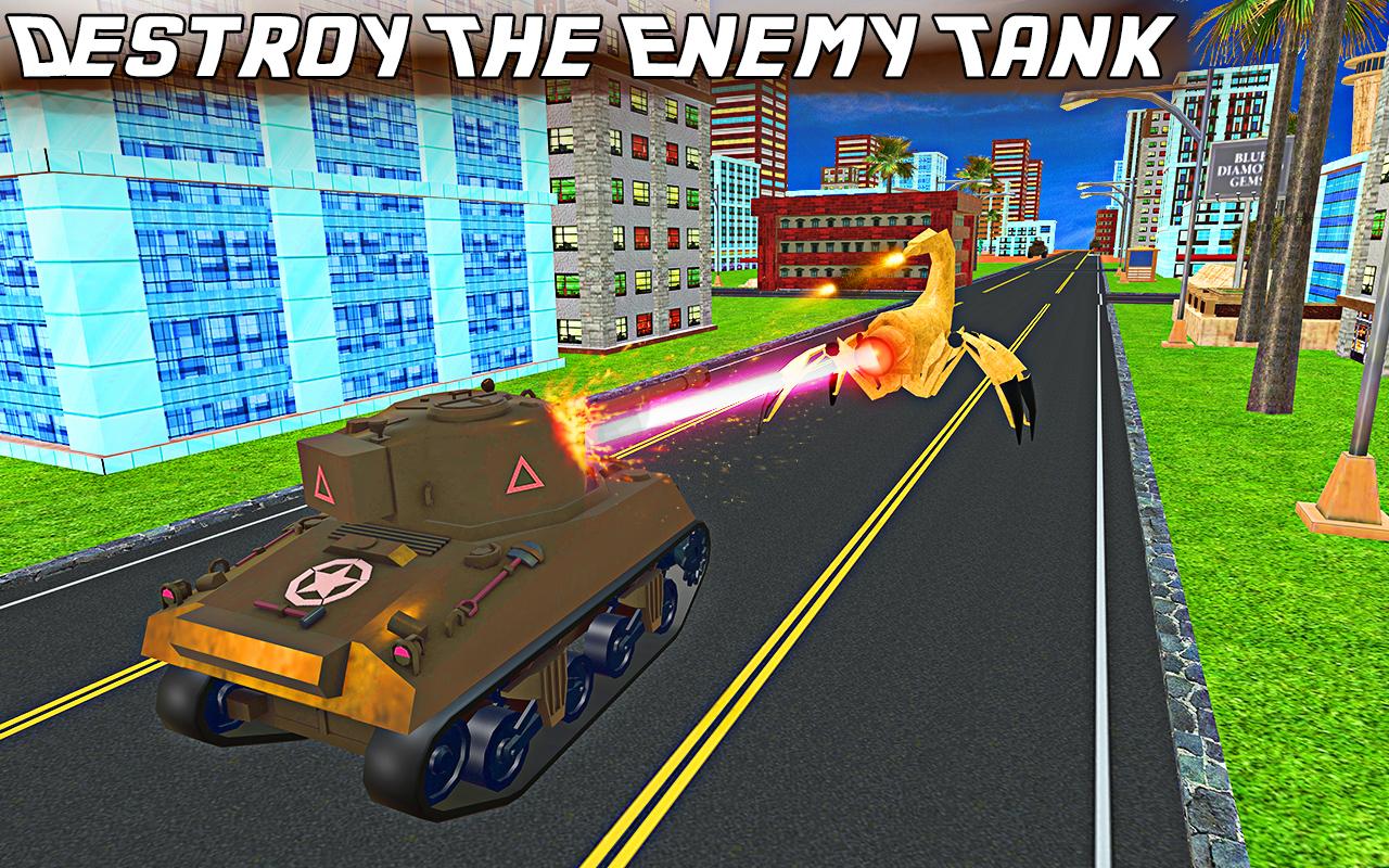 Robot Transform Army Tank War 2截图2