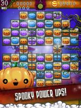 Halloween Swipe - Carved Pumpkin Match 3 Puzzle截图3