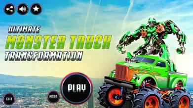 Real Robot Transform Monster Truck Fight截图5