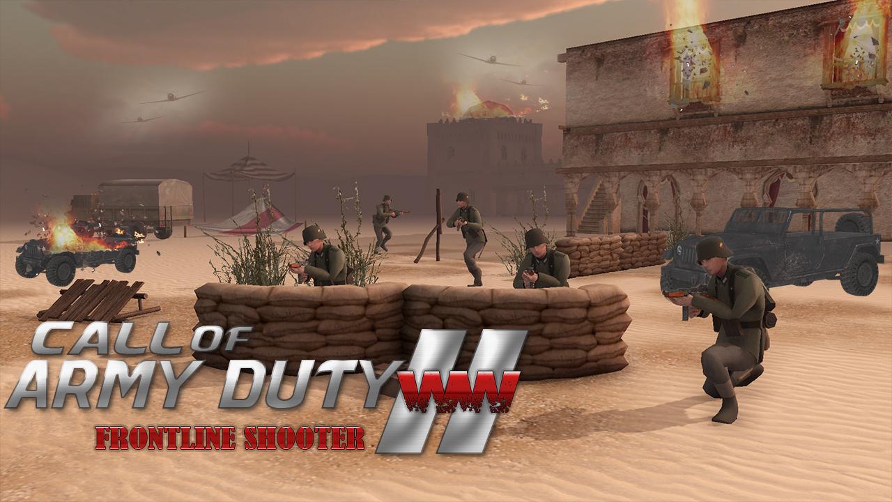 Call of Army Duty WW2 : Frontline Shooter截图1