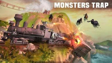 Uphill Sniper 3D: Monster Shooting Train Game截图4