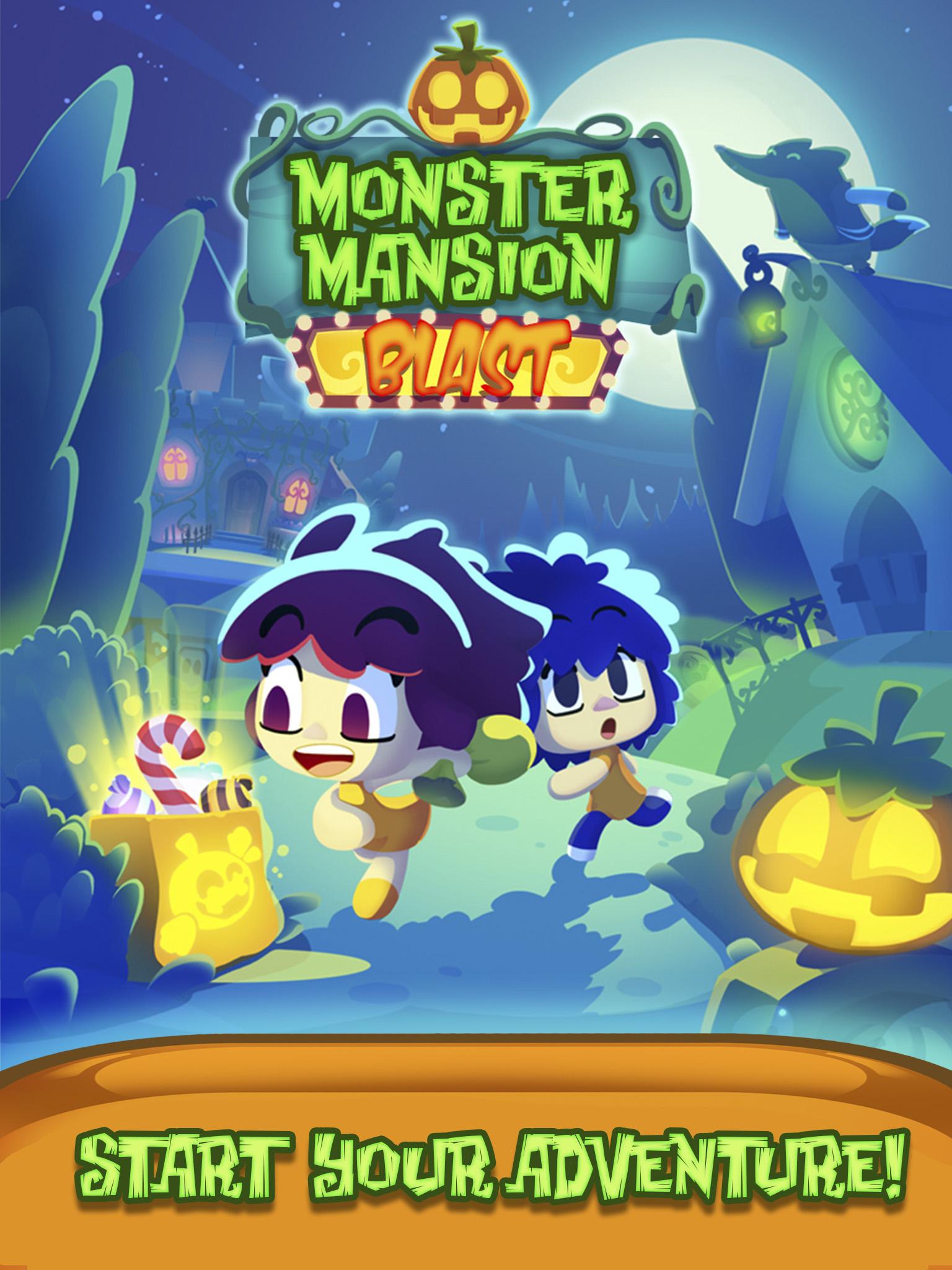 Monster Mansion Blast: Moonlight Family Tap Game截图5