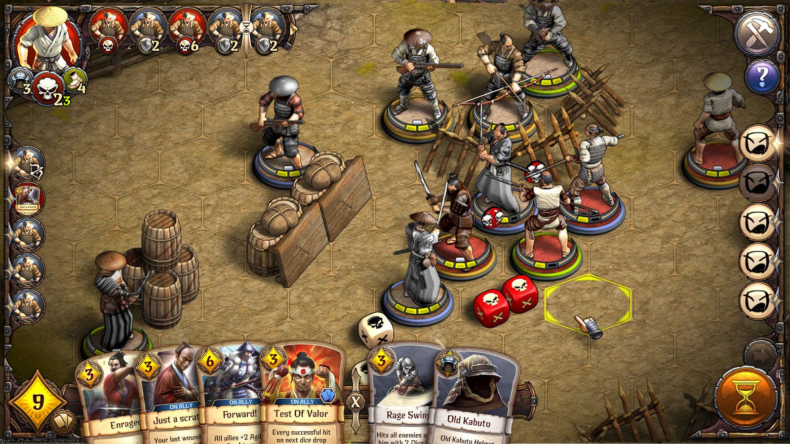 Warbands: Bushido - Tactical Miniatures Board Game截图2