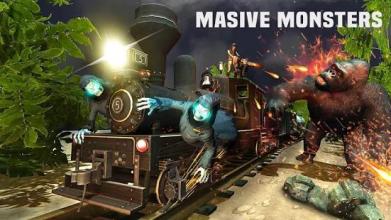 Uphill Sniper 3D: Monster Shooting Train Game截图5