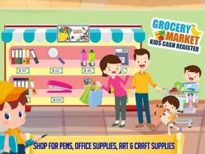 Grocery Market Kids Cash Register Simulator截图2