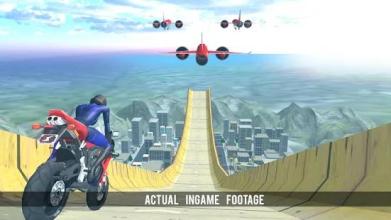 Super Hero Bike Mega Ramp 2截图3