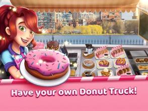 Boston Donut Truck - Fast Food Cooking Game截图5